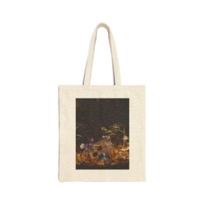 Cotton Canvas Tote — 'The Worlds Within' Botanical Forest Photo Bag